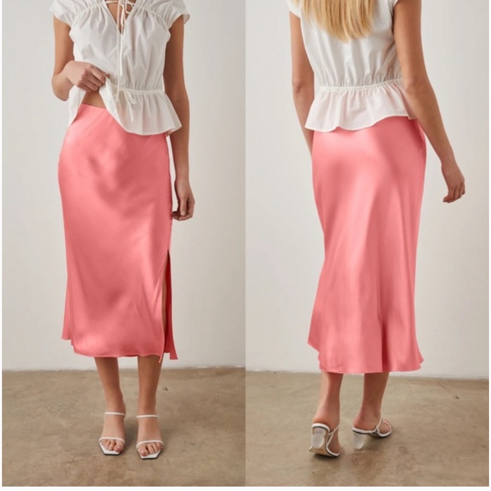 New Rails Maya Skirt with Slit in Coral, Size Small